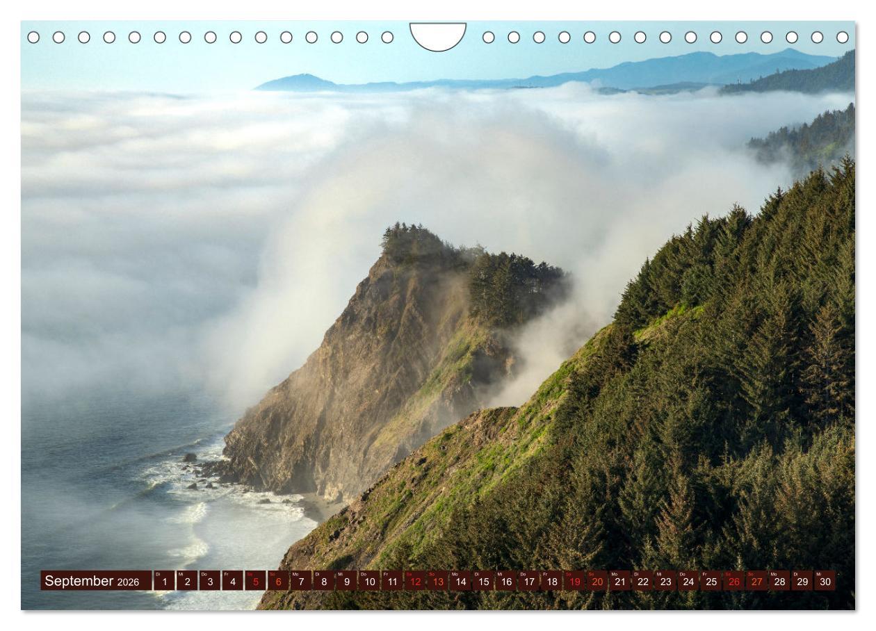 Beispielinhalt (Bild) Kraftplatz Wilde Küsten (Wandkalender 2026 DIN A4 quer), CALVENDO Monatskalender