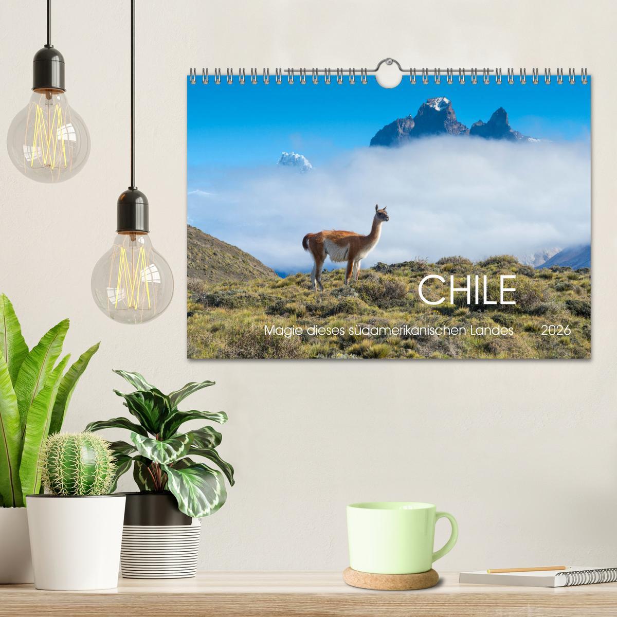 Beispielinhalt (Bild) Magie dieses Südamerikanischen Landes, Chile (Wandkalender 2026 DIN A4 quer), CALVENDO Monatskalender