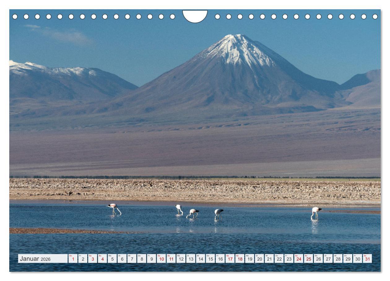 Beispielinhalt (Bild) Magie dieses Südamerikanischen Landes, Chile (Wandkalender 2026 DIN A4 quer), CALVENDO Monatskalender