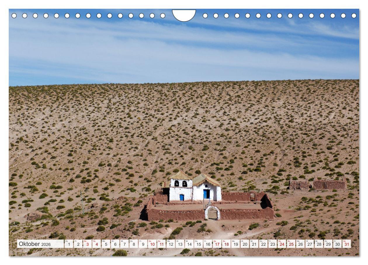 Beispielinhalt (Bild) Magie dieses Südamerikanischen Landes, Chile (Wandkalender 2026 DIN A4 quer), CALVENDO Monatskalender