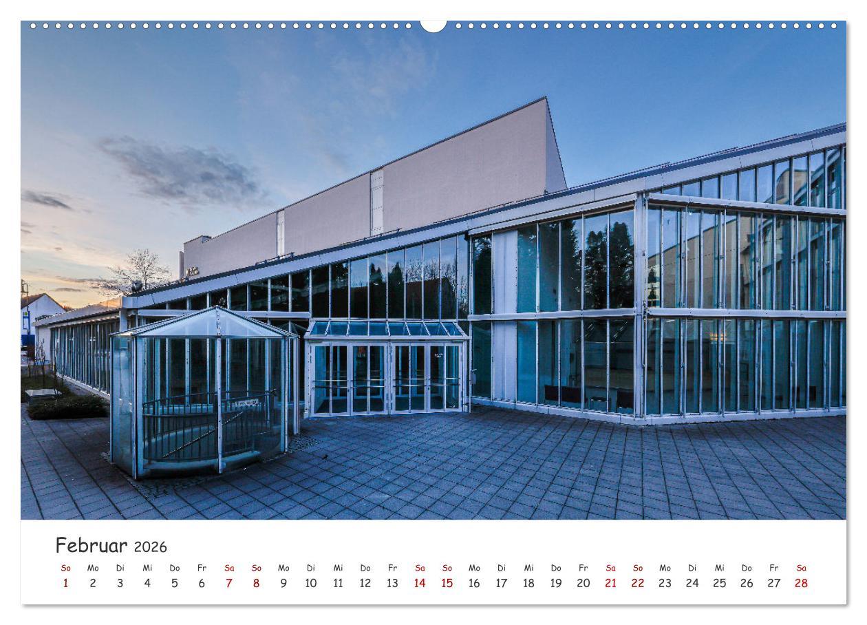 Beispielinhalt (Bild) Neusäß - Perle im Schmuttertal (hochwertiger Premium Wandkalender 2026 DIN A2 quer), Kunstdruck in Hochglanz
