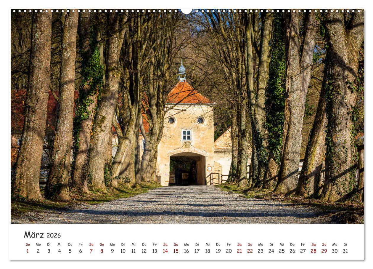 Beispielinhalt (Bild) Neusäß - Perle im Schmuttertal (hochwertiger Premium Wandkalender 2026 DIN A2 quer), Kunstdruck in Hochglanz