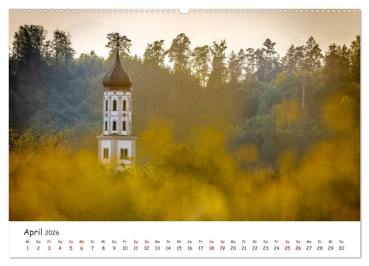 Beispielinhalt (Bild) Neusäß - Perle im Schmuttertal (hochwertiger Premium Wandkalender 2026 DIN A2 quer), Kunstdruck in Hochglanz