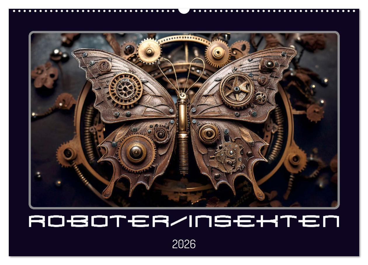 Vorderes Coverbild Roboterinsekten (Wandkalender 2026 DIN A2 quer), CALVENDO Monatskalender
