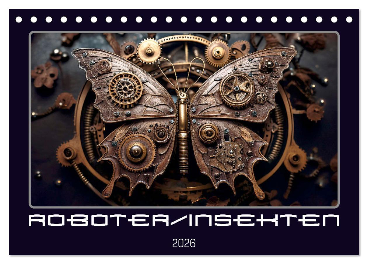 Vorderes Coverbild Roboterinsekten (Tischkalender 2026 DIN A5 quer), CALVENDO Monatskalender