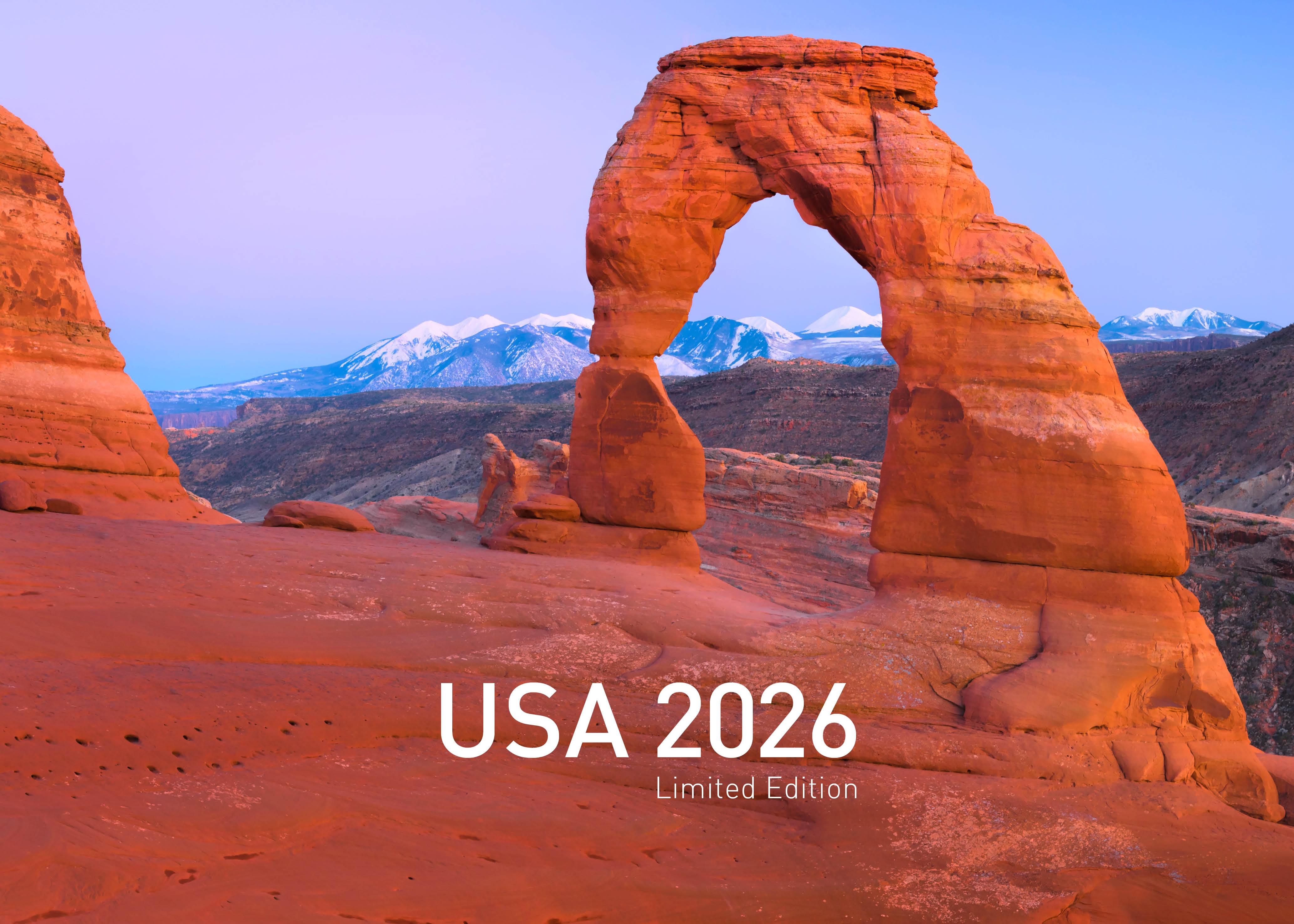 Vorderes Coverbild USA Exklusivkalender 2026