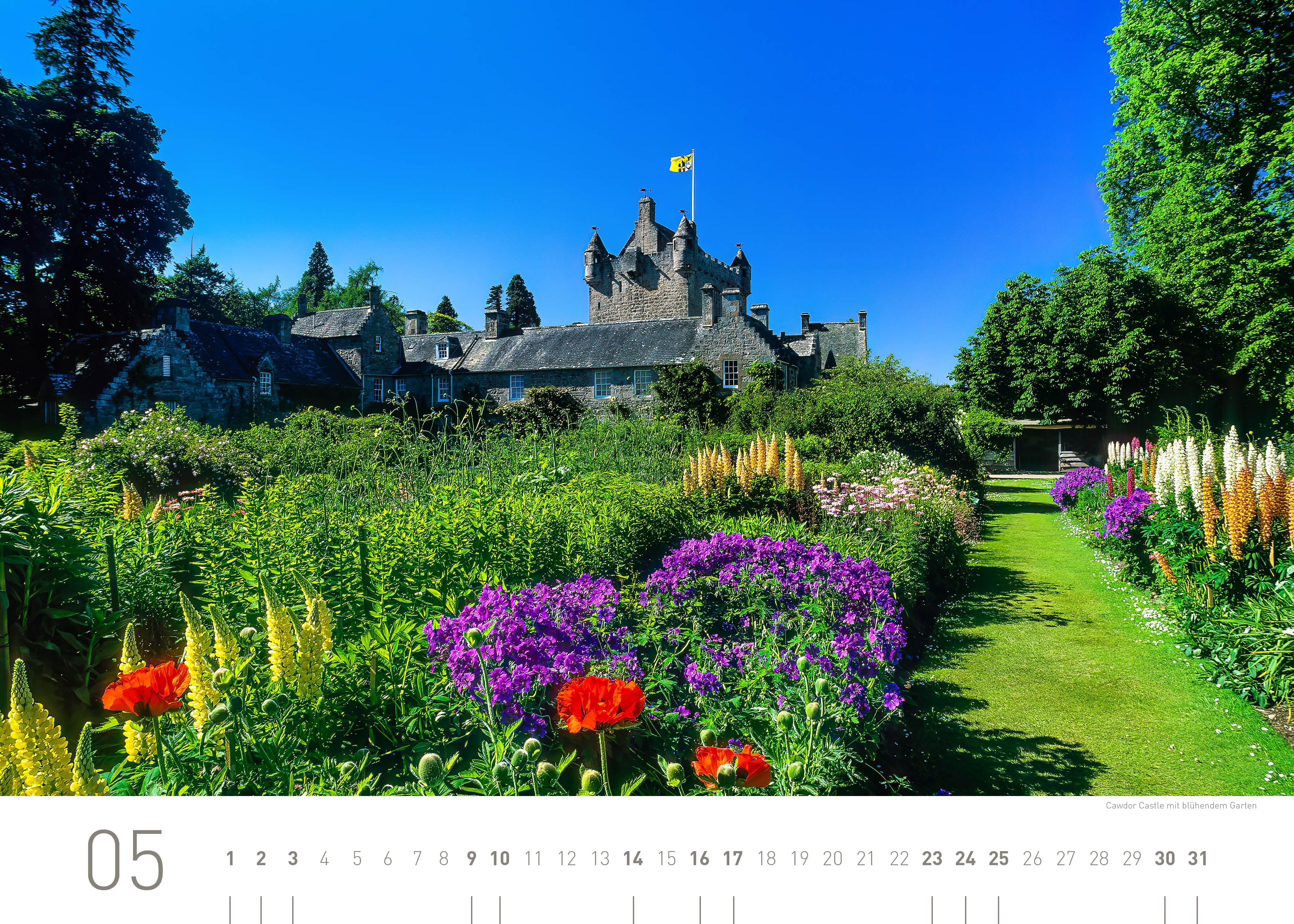 Beispielinhalt (Bild) Schottland Exklusivkalender 2026