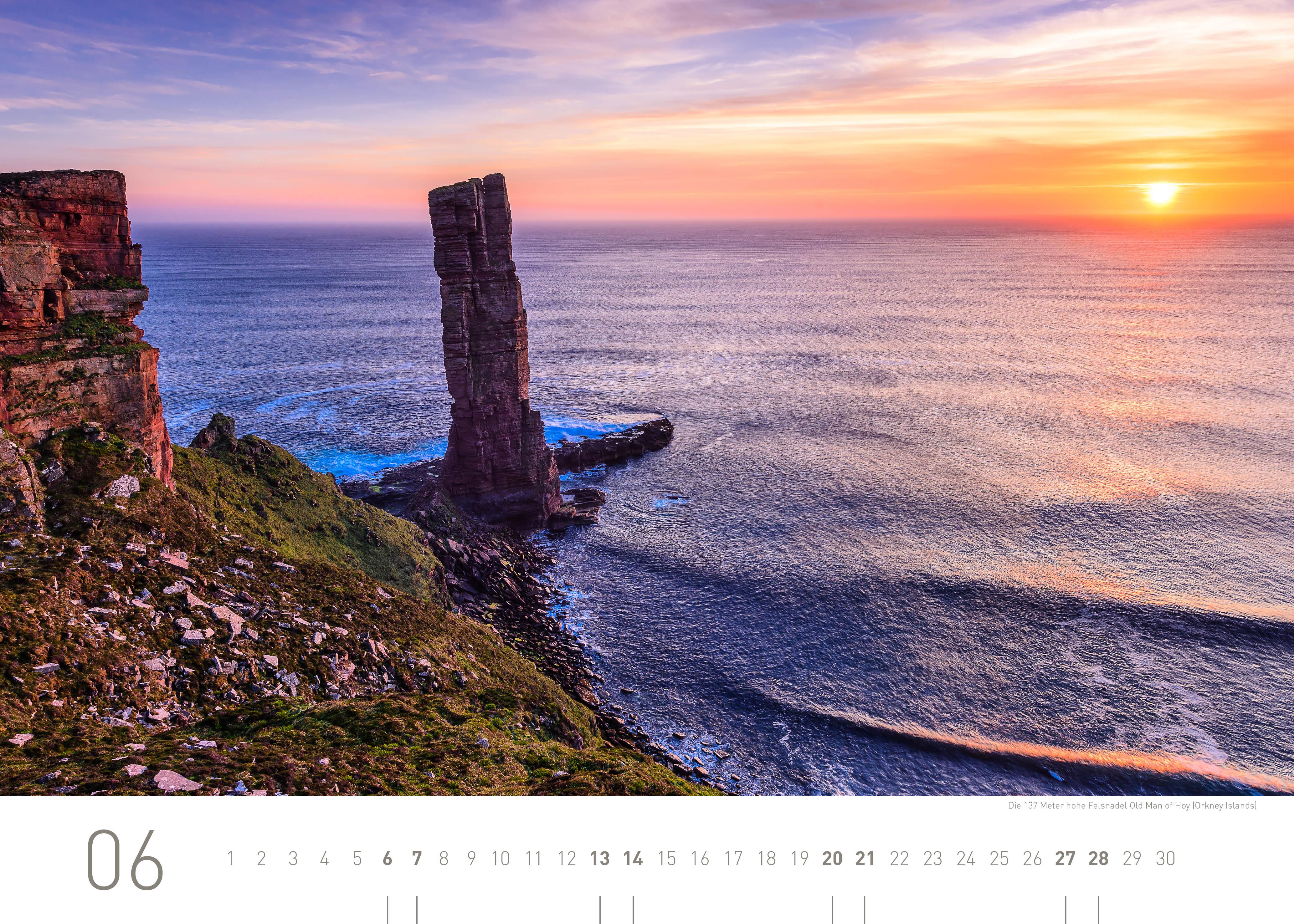 Beispielinhalt (Bild) Schottland Exklusivkalender 2026