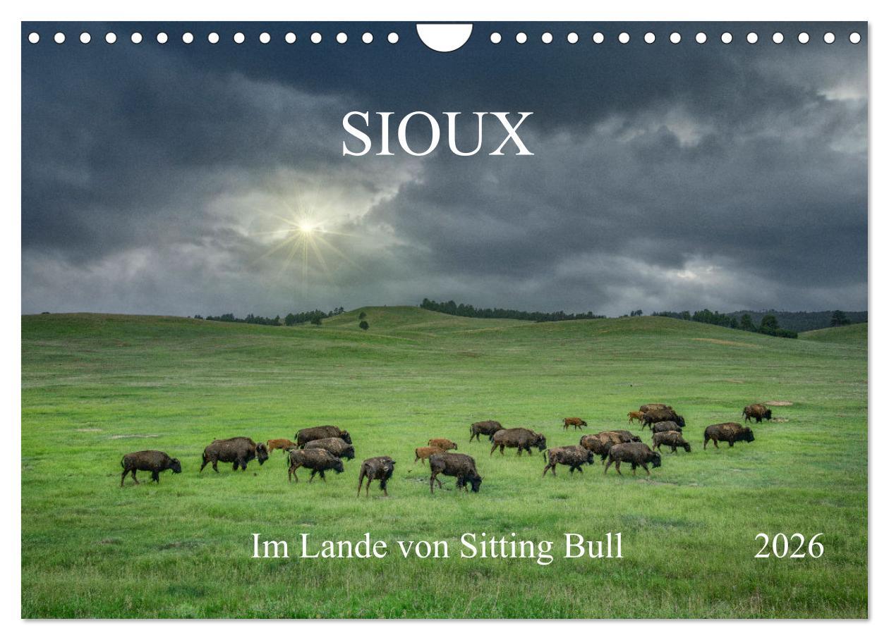 Vorderes Coverbild Sioux Im Lande von Sitting Bull (Wandkalender 2026 DIN A4 quer), CALVENDO Monatskalender