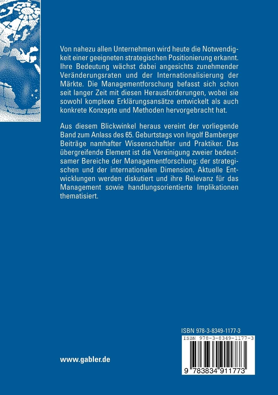 Rückseitencover Strategische Managementforschung