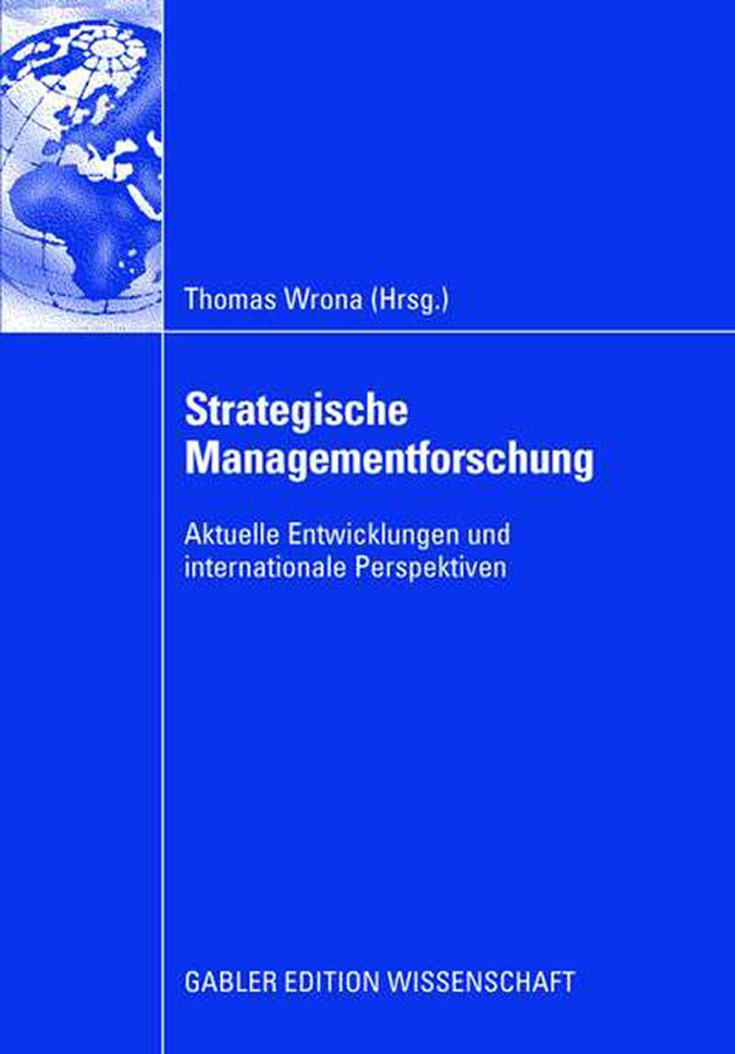 Vorderes Coverbild Strategische Managementforschung