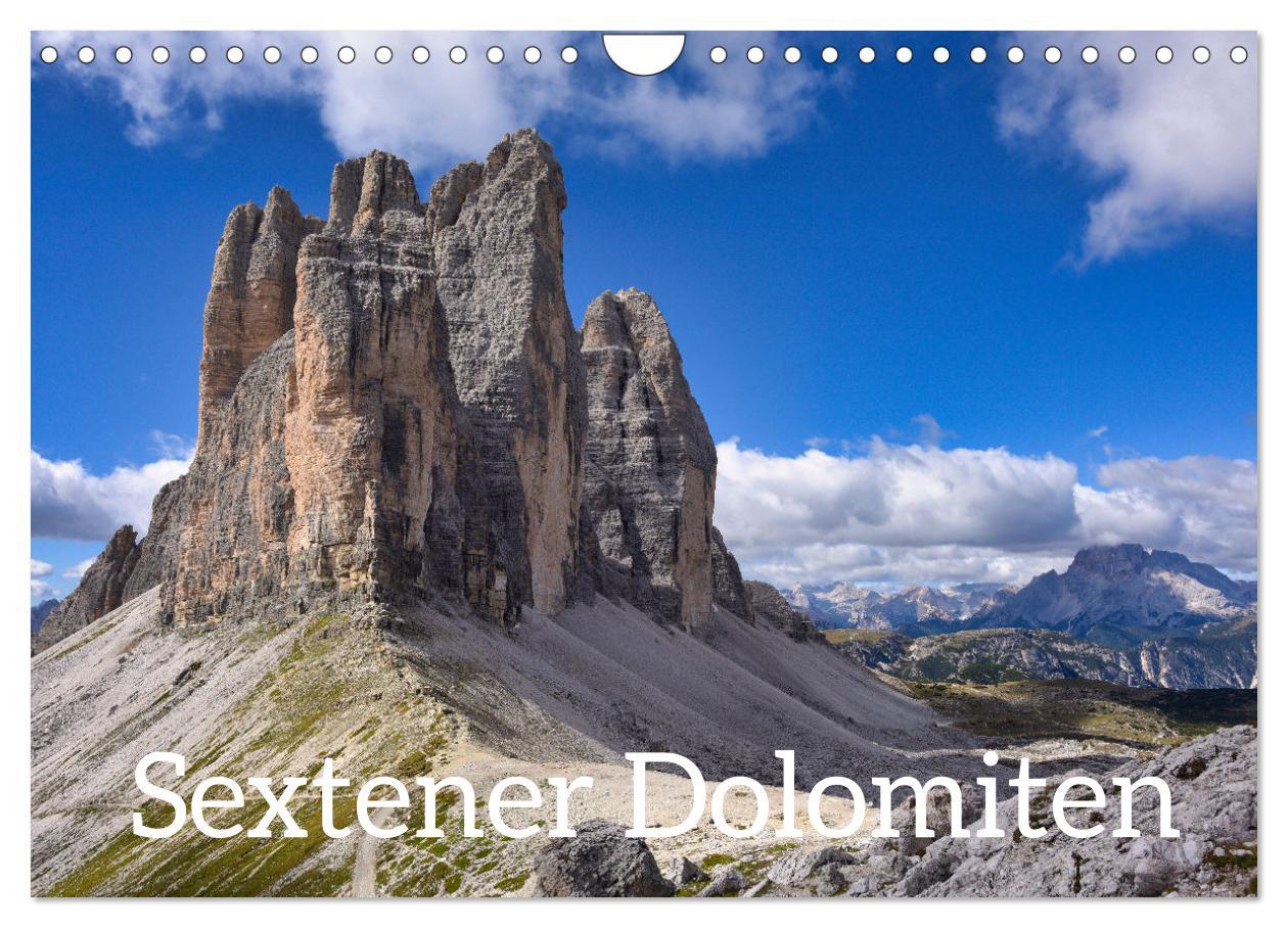 Vorderes Coverbild Sextener Dolomiten (Wandkalender 2026 DIN A4 quer), CALVENDO Monatskalender