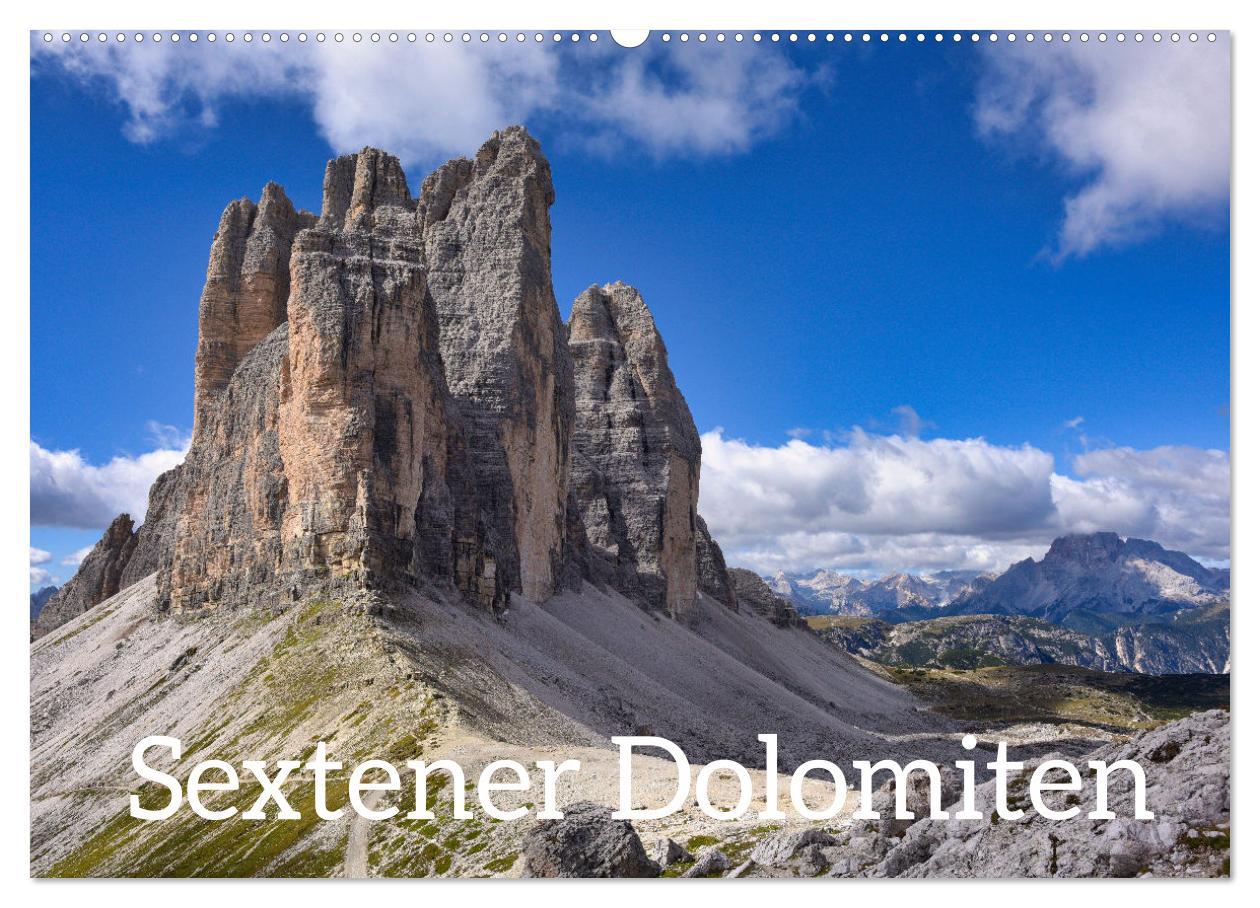 Vorderes Coverbild Sextener Dolomiten (Wandkalender 2026 DIN A2 quer), CALVENDO Monatskalender