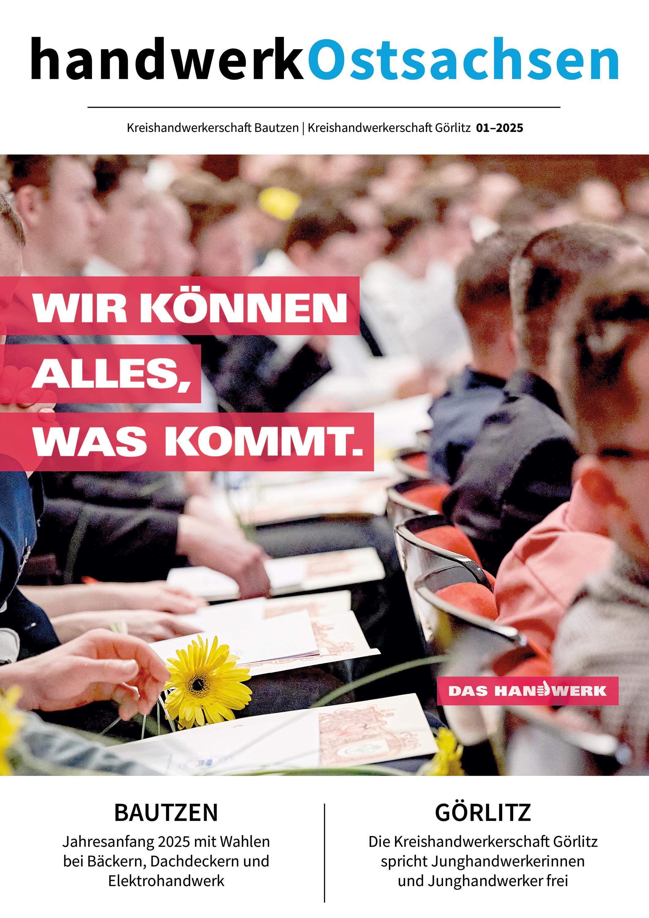 Vorderes Coverbild Handwerk Ostsachen Magazin