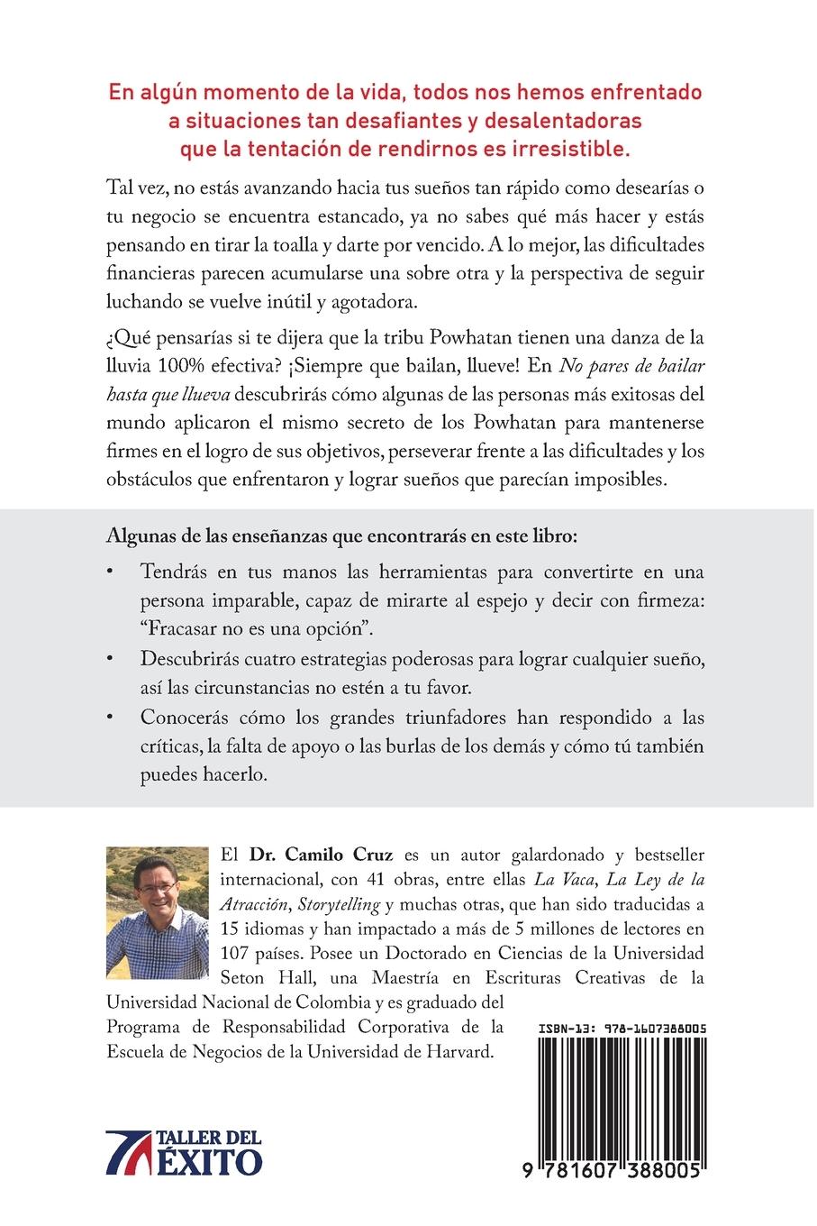 Rückseitencover No pares de bailar hasta que llueva