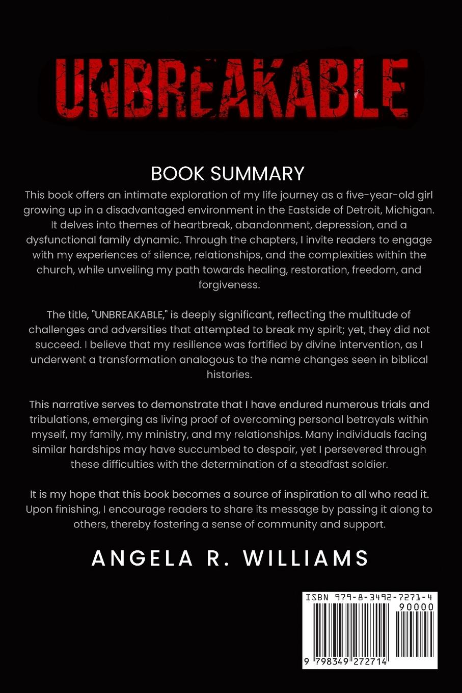 Rückseitencover UNBREAKABLE