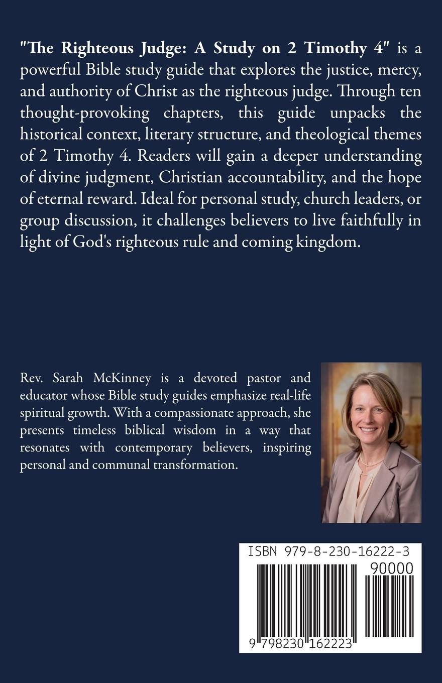 Rückseitencover The Righteous Judge