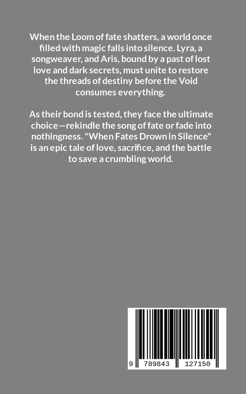 Rückseitencover When Fates Drown in Silence