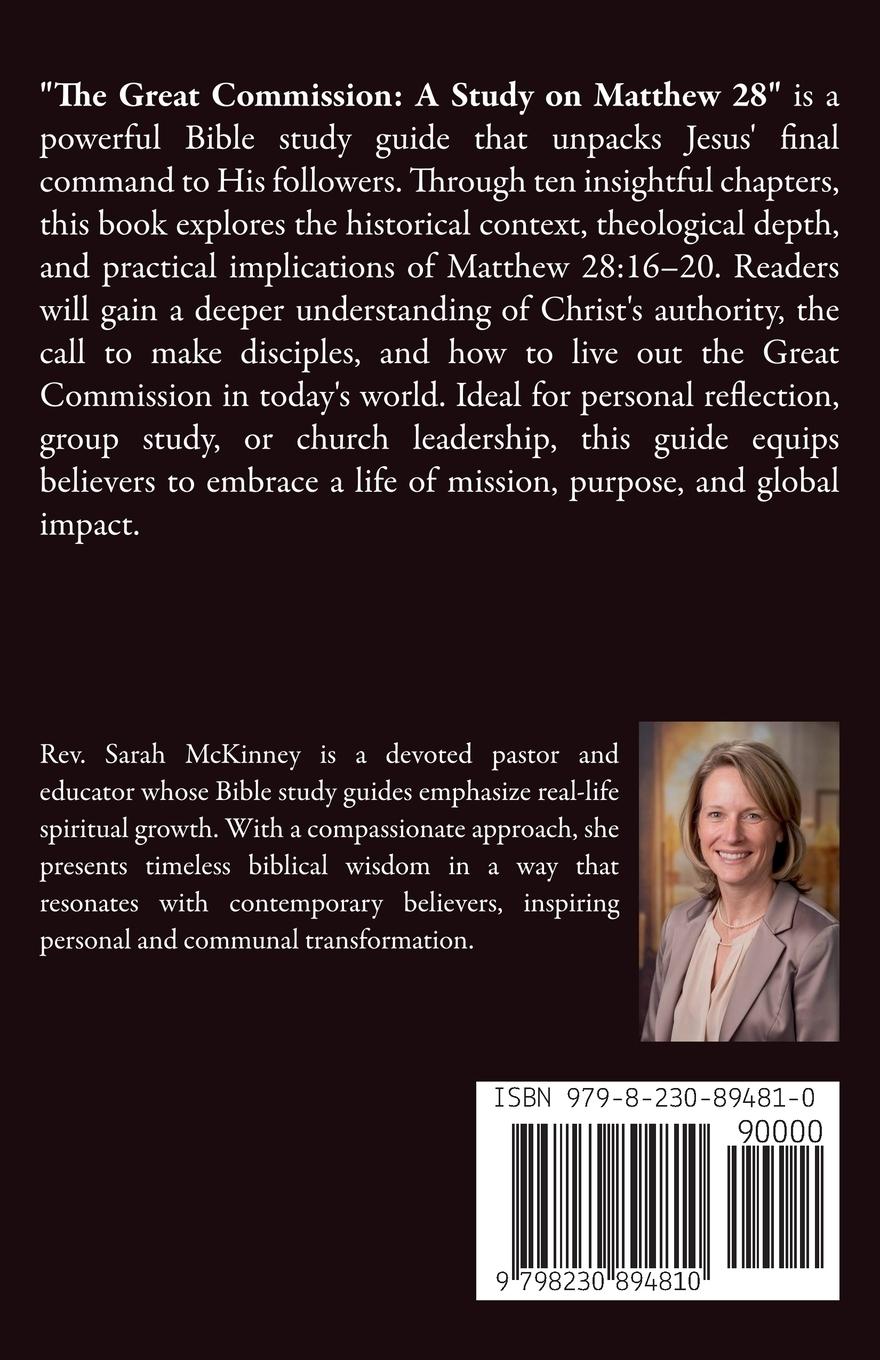 Rückseitencover The Great Commission