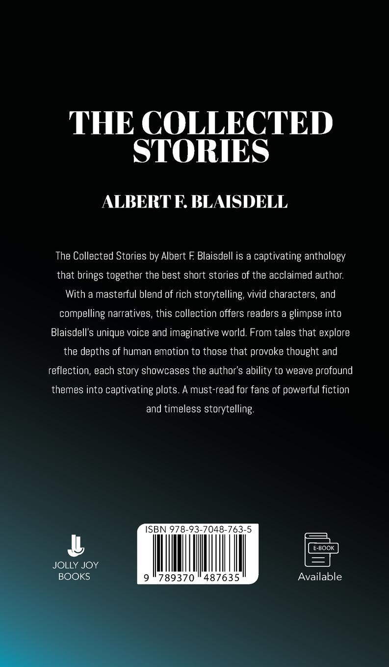 Rückseitencover The Collected Stories of Albert F. Blaisdell