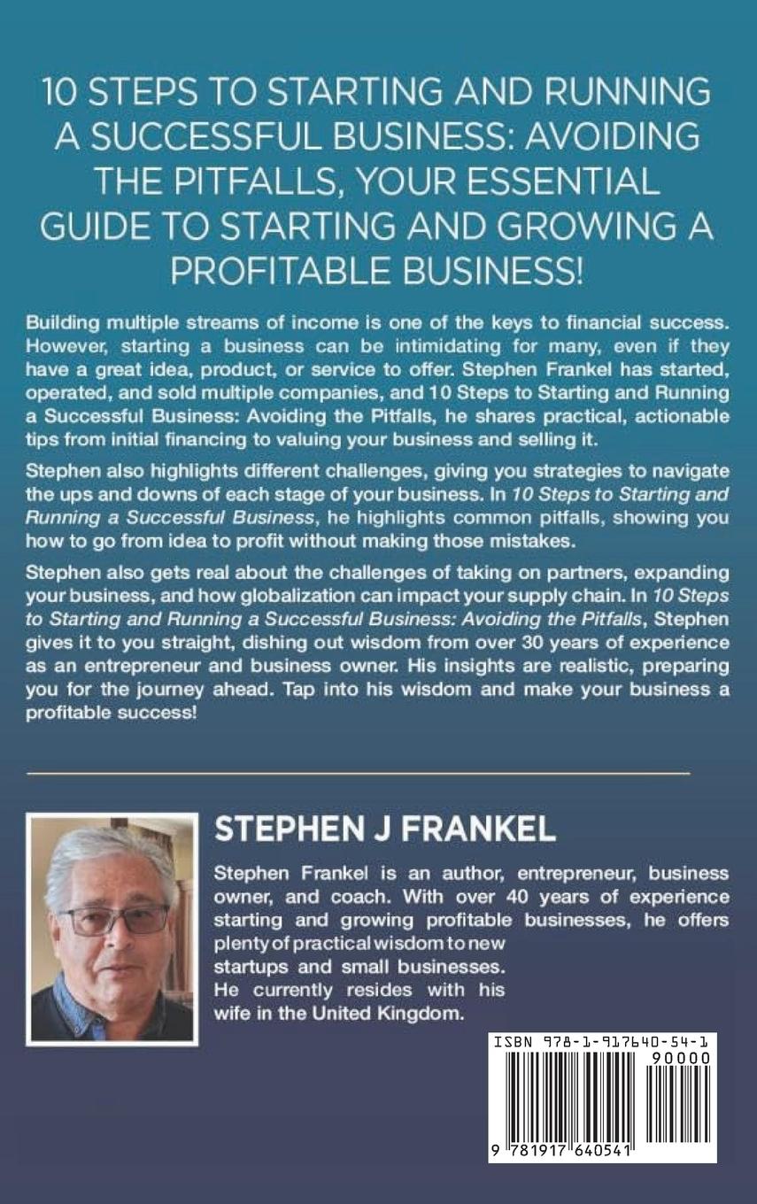 Rückseitencover 10 Steps to Starting and Running a Successful Business