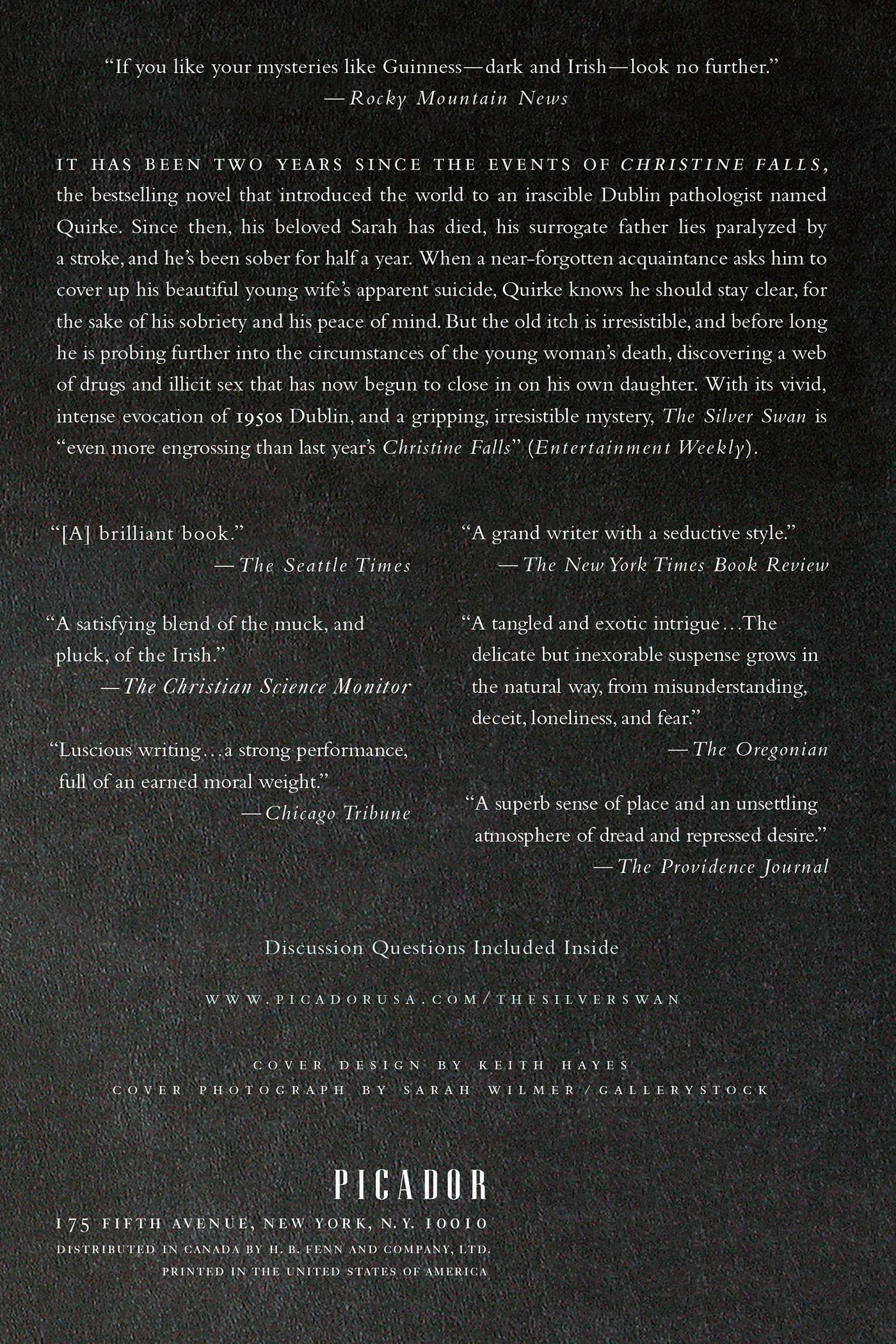 Rückseitencover Silver Swan