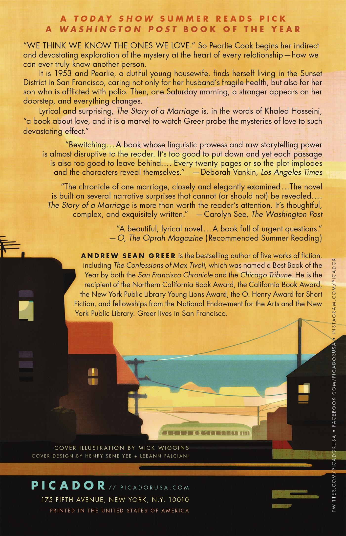 Rückseitencover Story of a Marriage