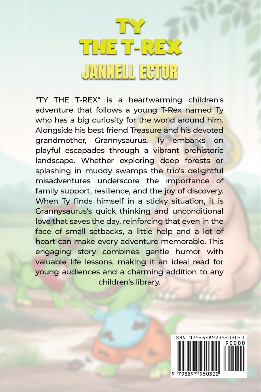 Rückseitencover TY THE T-REX