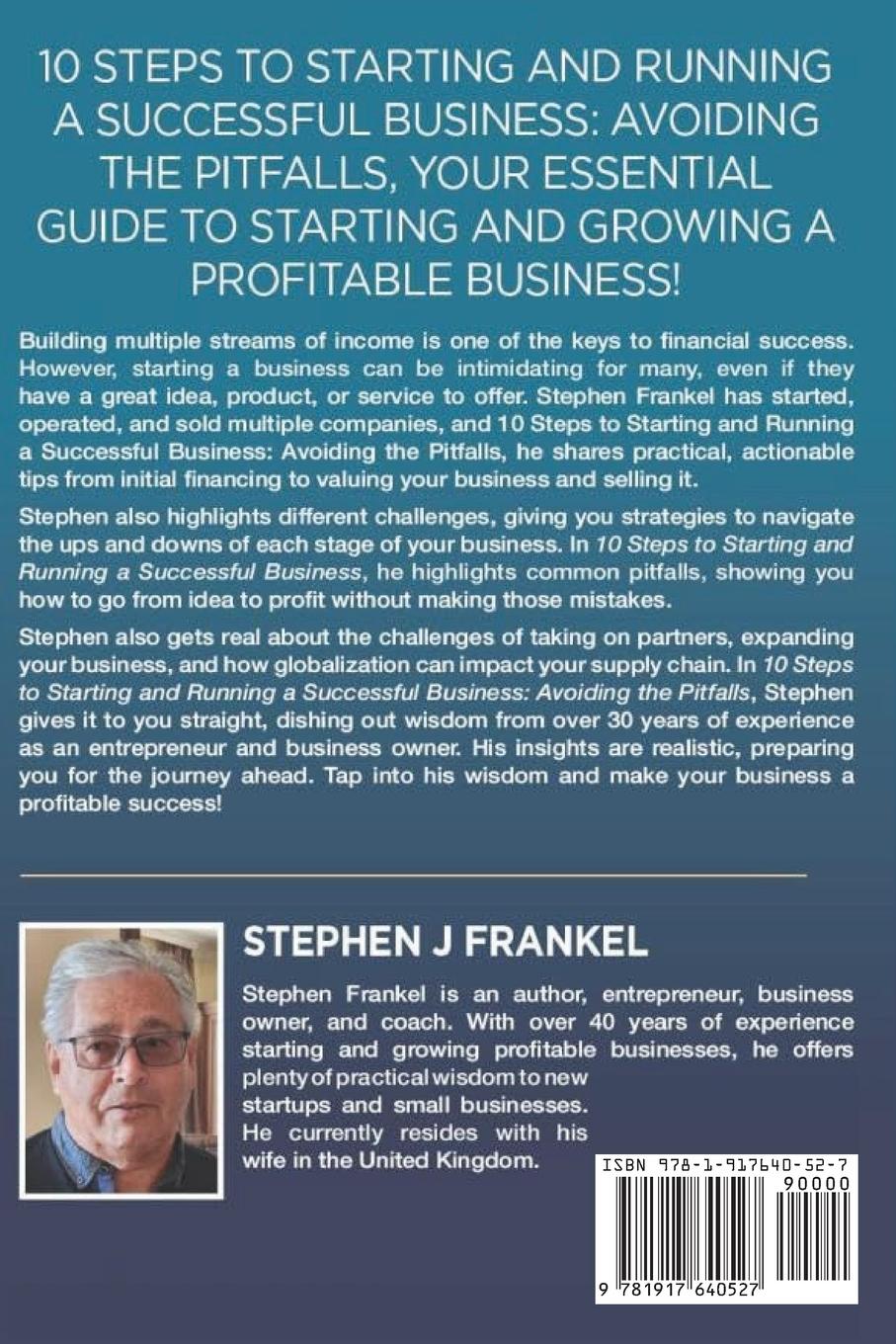 Rückseitencover 10 Steps to Starting and Running a Successful Business