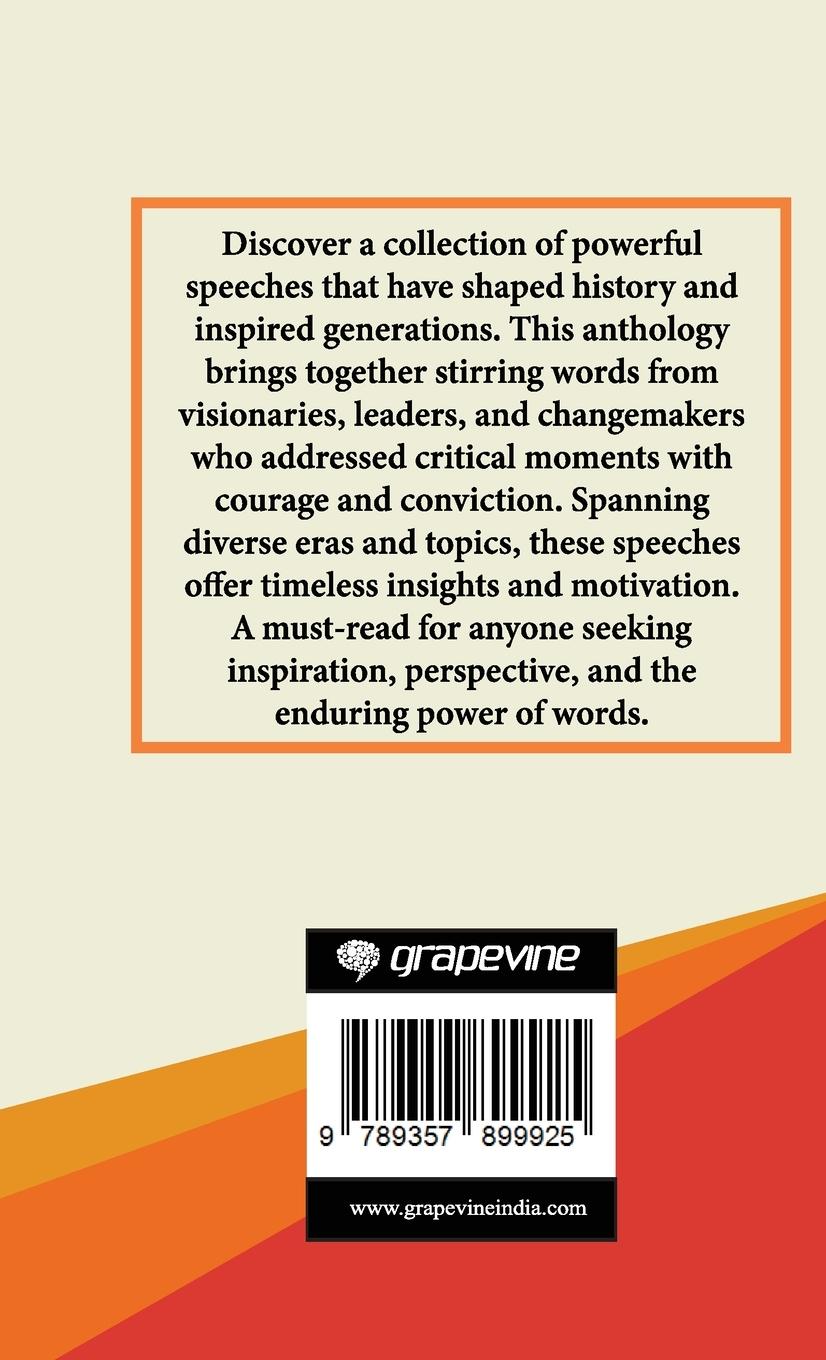 Rückseitencover World's Greatest Speeches (Deluxe Hardbound Edition)