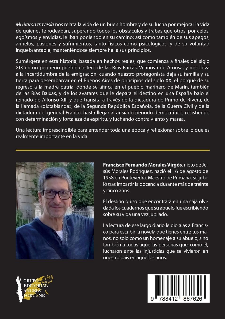 Rückseitencover Mi última travesía