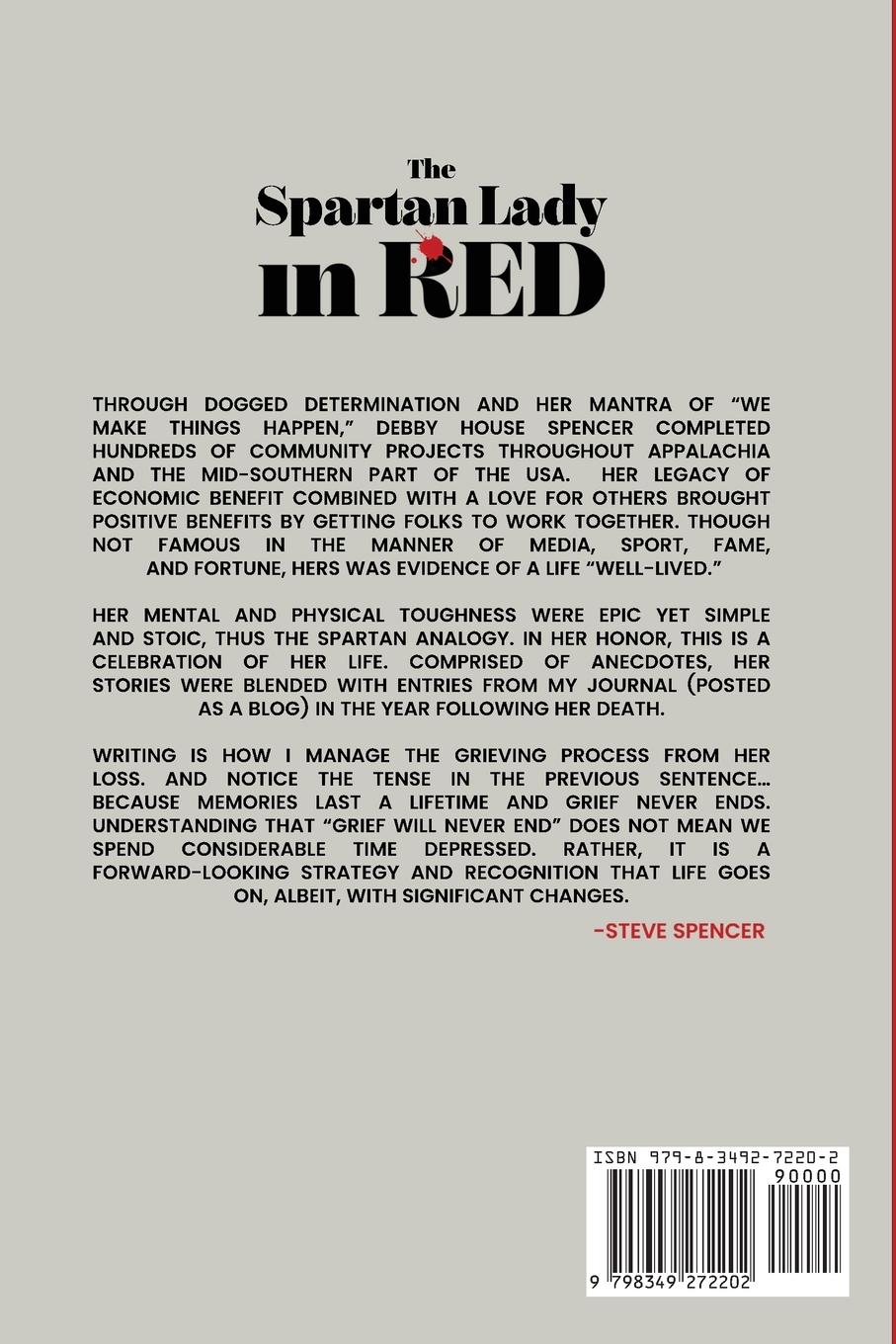 Rückseitencover The Spartan Lady in Red