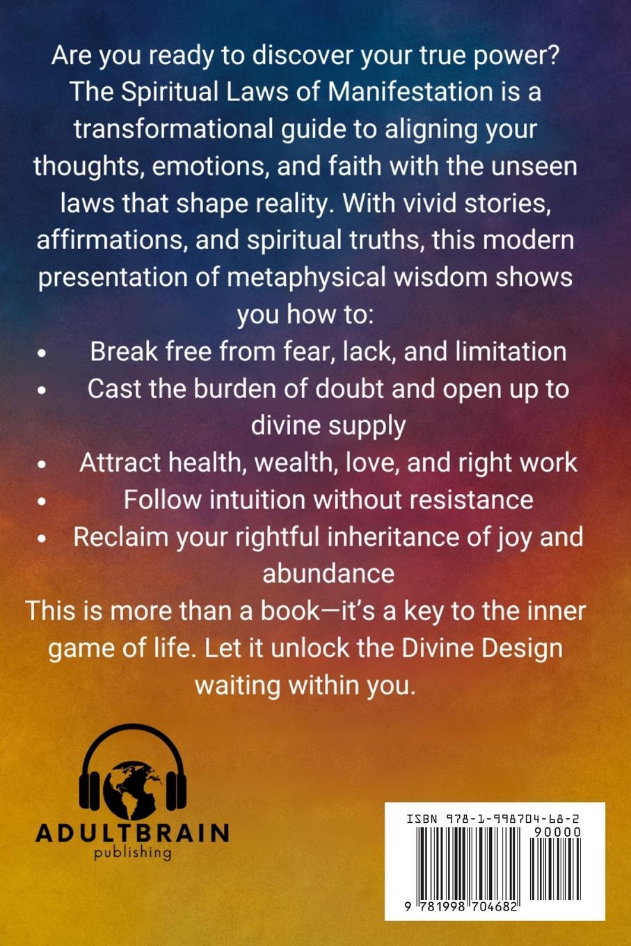 Rückseitencover The Spiritual Laws of Manifestation