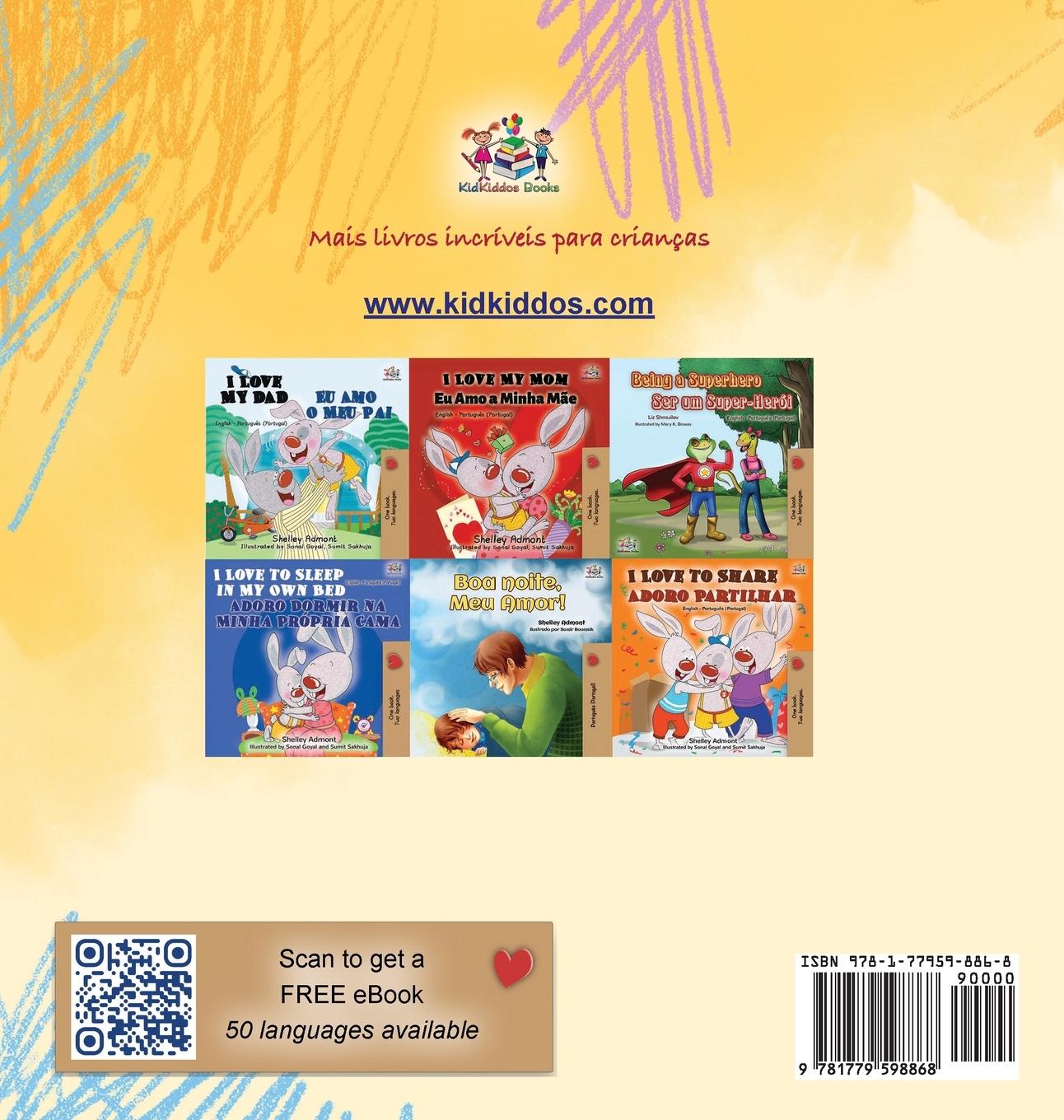 Rückseitencover Words in Pictures - My Day (Portuguese Portugal Children's Book)