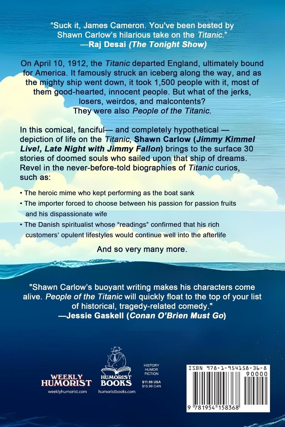 Rückseitencover People of the Titanic