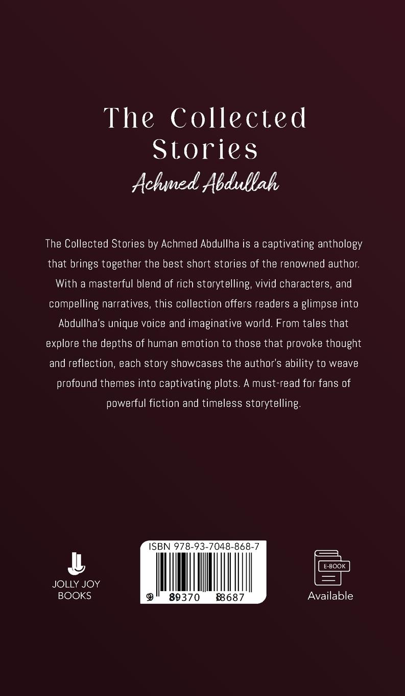 Rückseitencover The Collected Stories of Achmed Abdullah