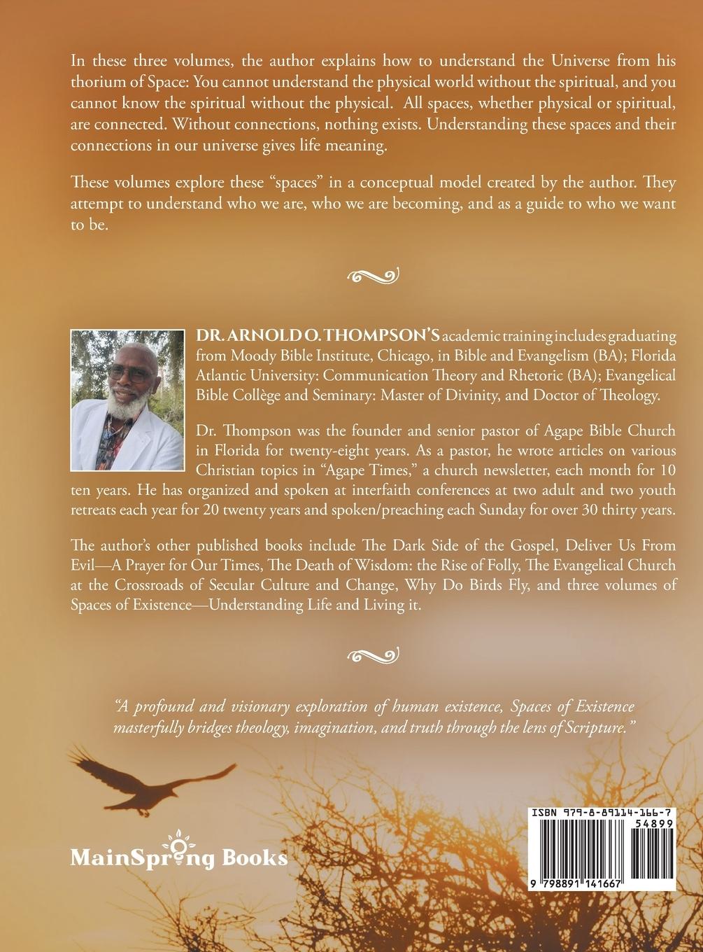 Rückseitencover Spaces of Existence Volume One