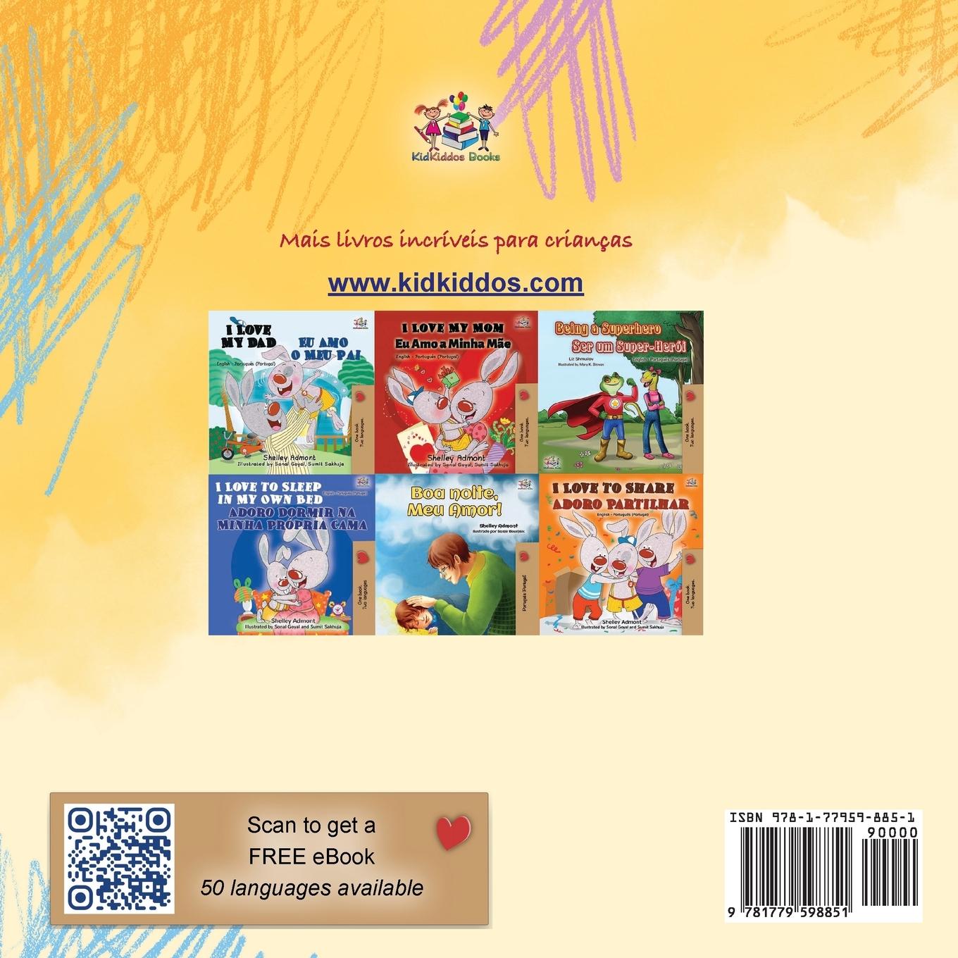 Rückseitencover Words in Pictures - My Day (Portuguese Portugal Children's Book)