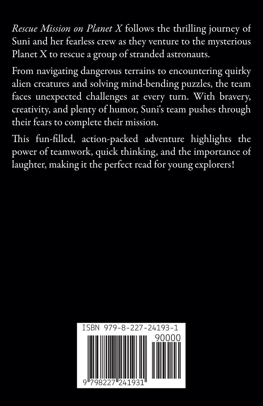 Rückseitencover Rescue Mission on Planet X