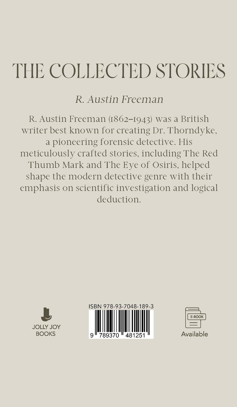 Rückseitencover The Collected Stories of R. Austin Freeman