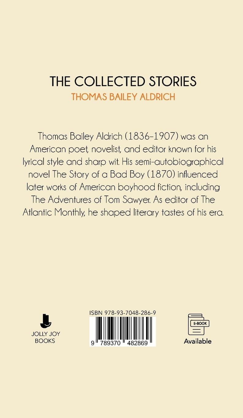Rückseitencover The Collected Stories of Thomas Bailey Aldrich