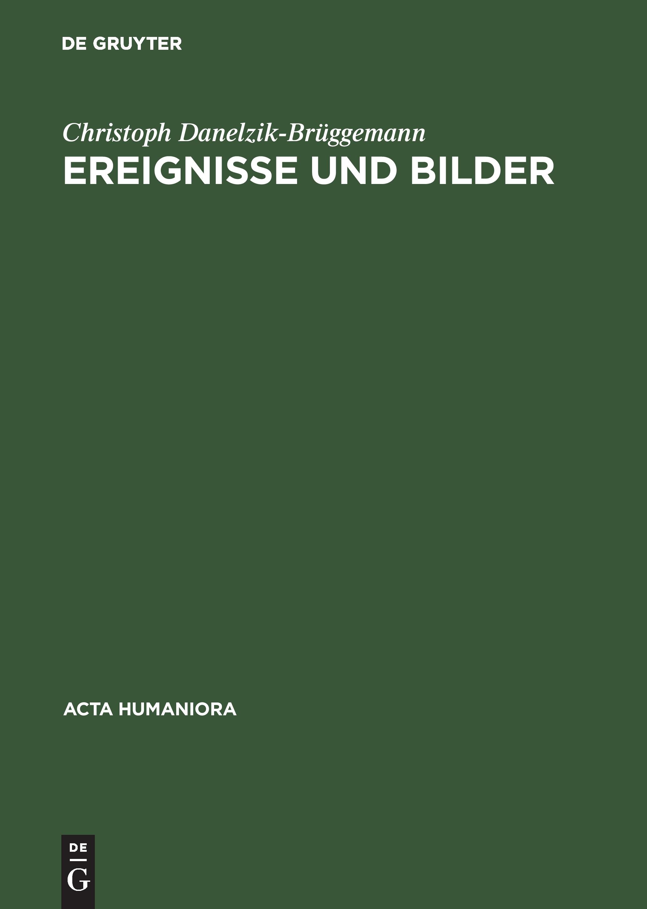 Vorderes Coverbild Ereignisse und Bilder