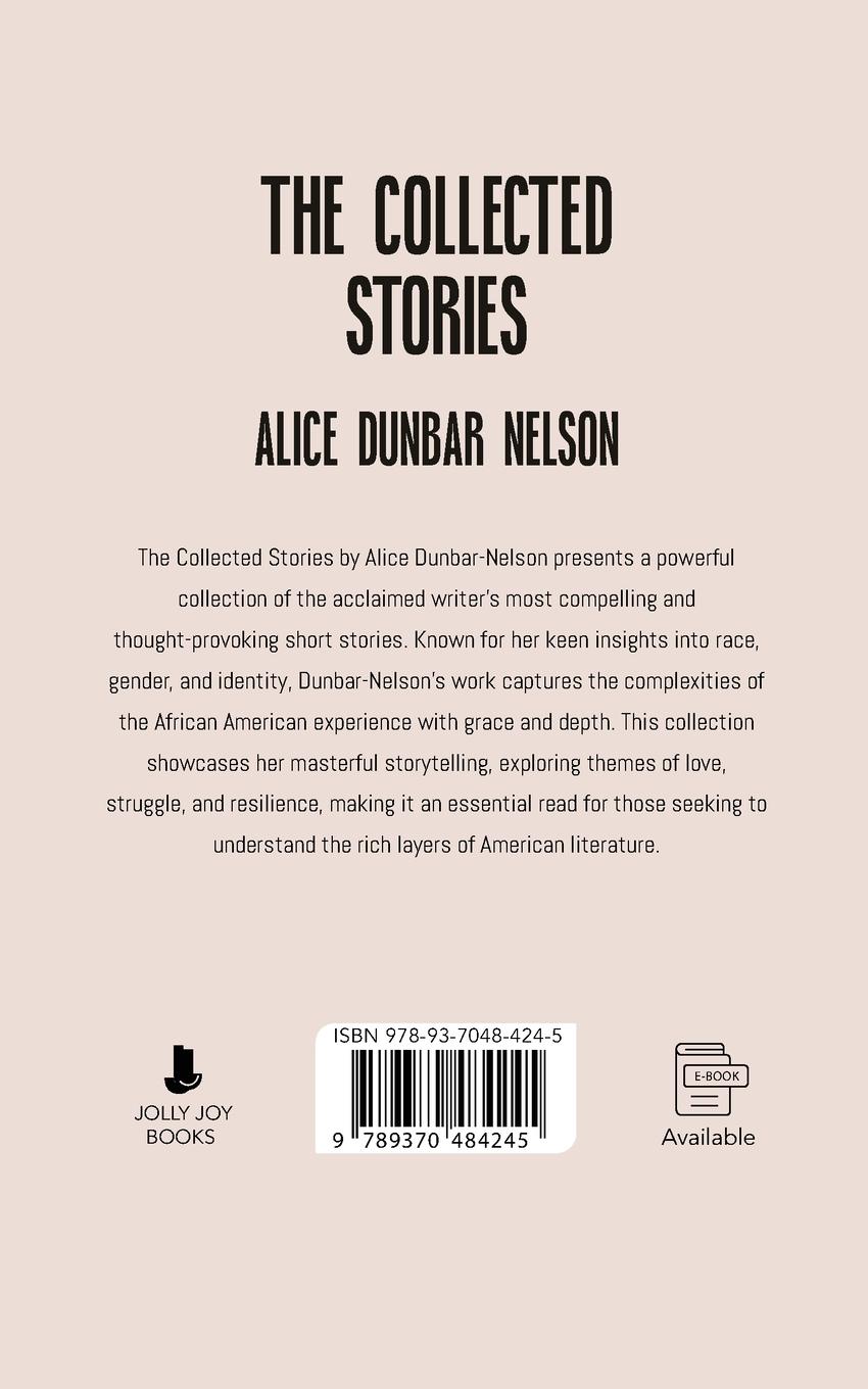 Rückseitencover The Collected Stories of Alice Dunbar-Nelson