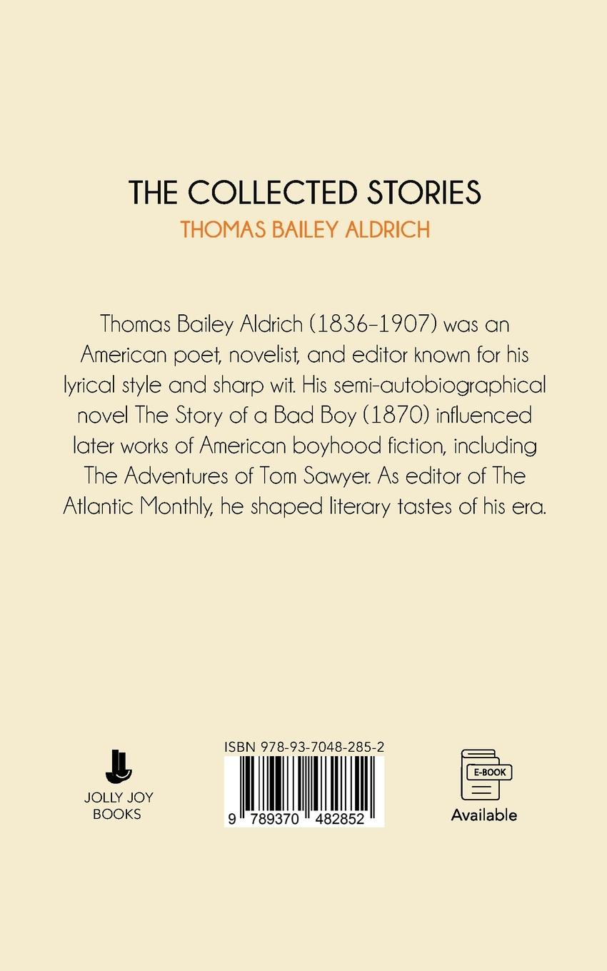 Rückseitencover The Collected Stories of Thomas Bailey Aldrich