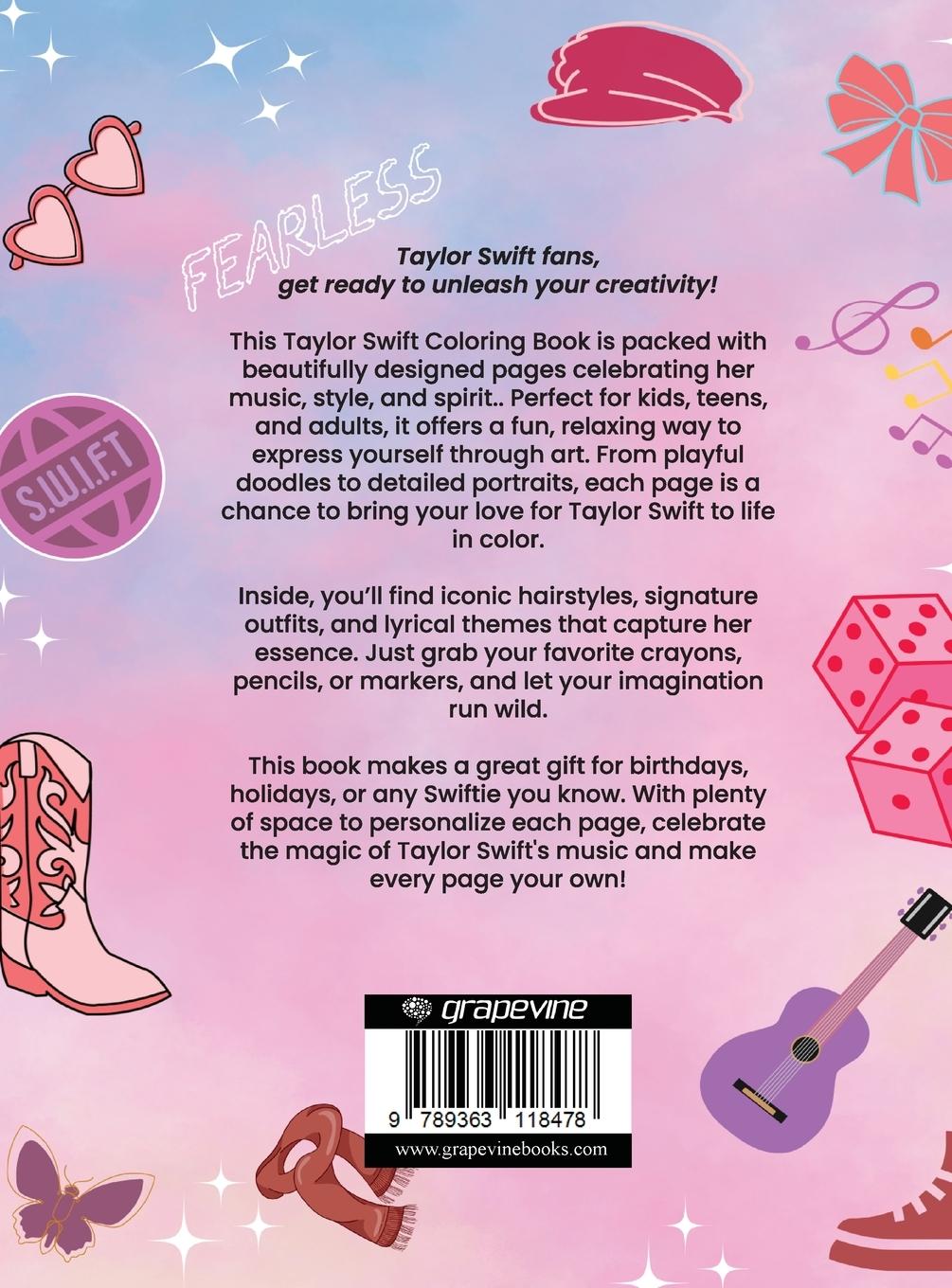 Rückseitencover Taylor Swift Coloring Book