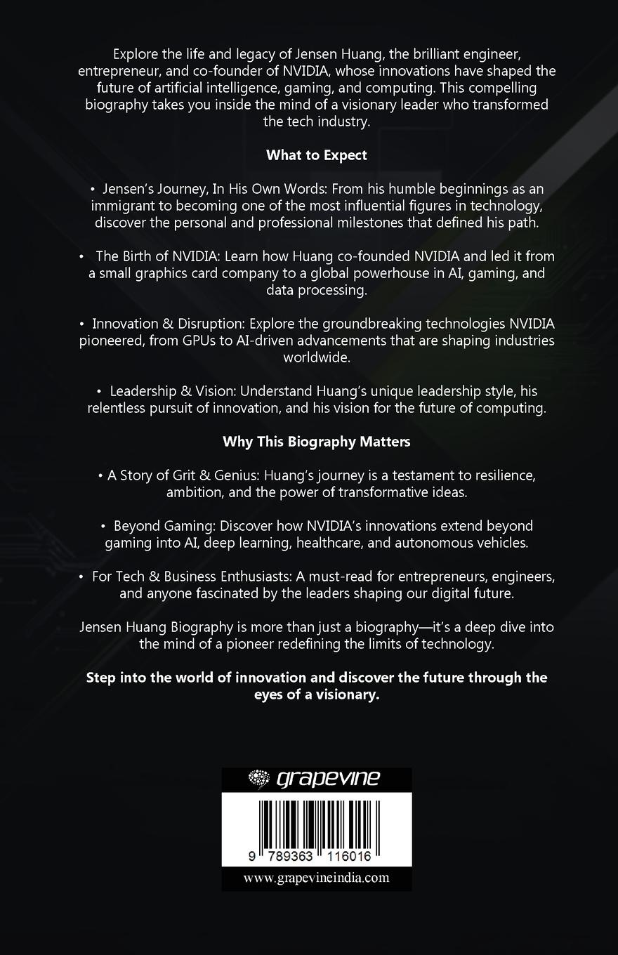 Rückseitencover Jensen Huang Biography