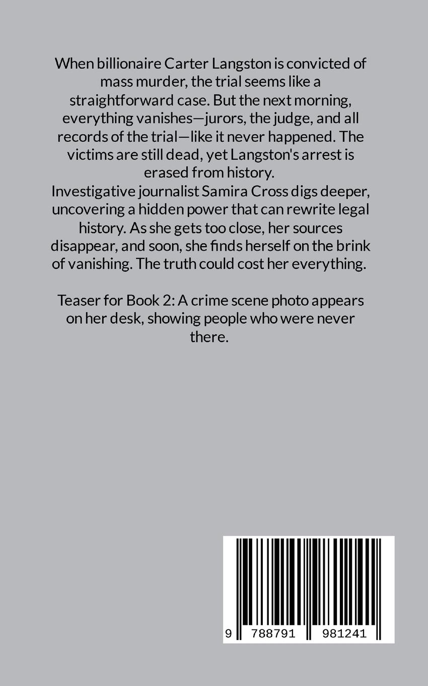 Rückseitencover The Vanishing Verdict Series - Book 1 of 7