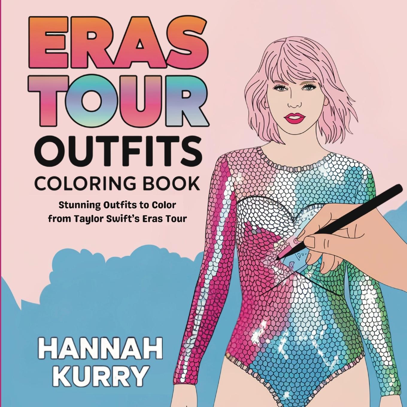 Vorderes Coverbild Eras Tour Outfits Coloring Book
