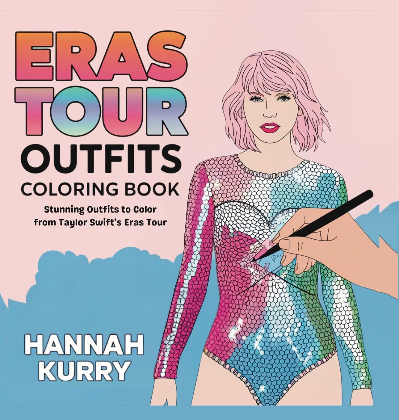 Vorderes Coverbild Eras Tour Outfits Coloring Book