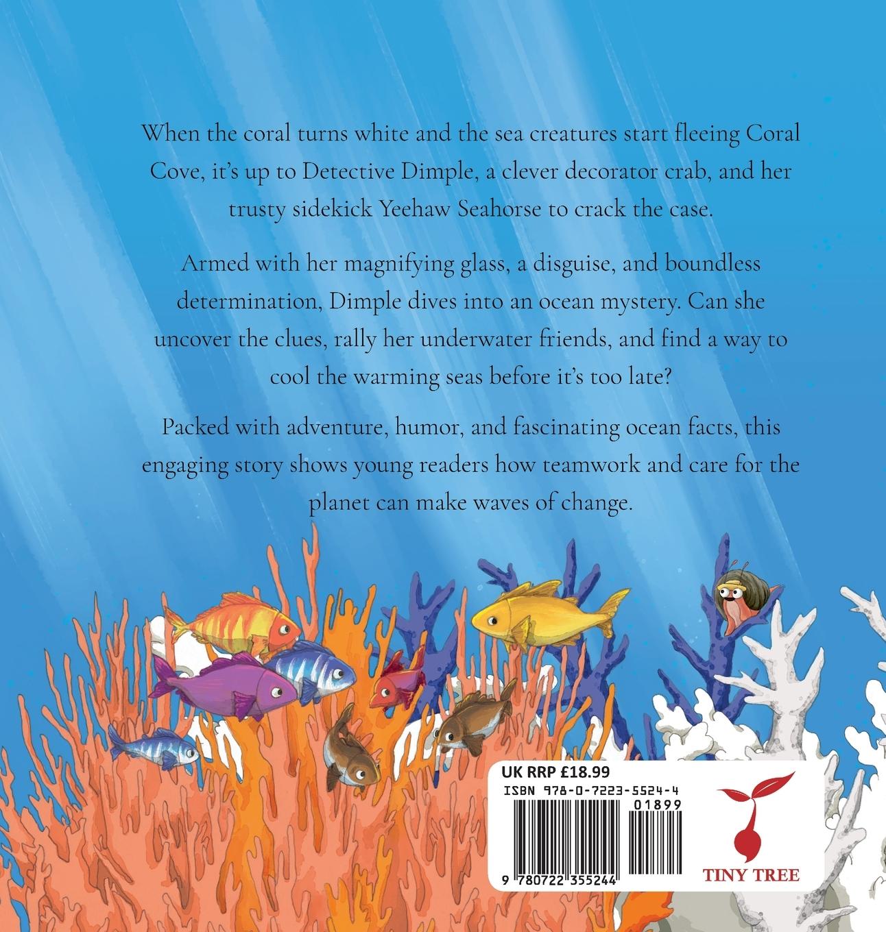 Rückseitencover Detective Dimple and the Colourless Coral Mystery